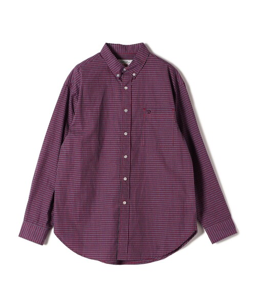 セール】【SHIPS別注】LOGAN KNITTING MILLS:〈洗濯機可能〉チェック