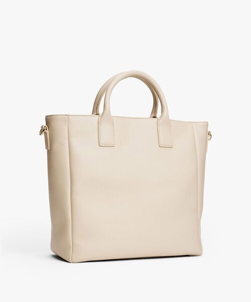 TOMMY HILFIGER(トミーヒルフィガー)の「カジュアルトートバッグ(トートバッグ・レディース・ベージュ/ブラック・FREE)」の3枚目の写真
