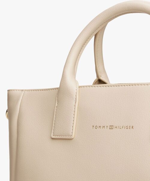 TOMMY HILFIGER(トミーヒルフィガー)の「カジュアルトートバッグ(トートバッグ・レディース・ベージュ/ブラック・FREE)」の4枚目の写真