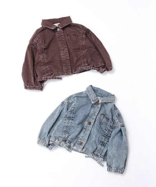 BREEZE（ブリーズ）の「【ジュニア対応】ハートポケットブルゾン（ブルゾン・キッズ・ブラウン/サックスブルー・80/90/100/110/120/130/140）」の17枚目の写真