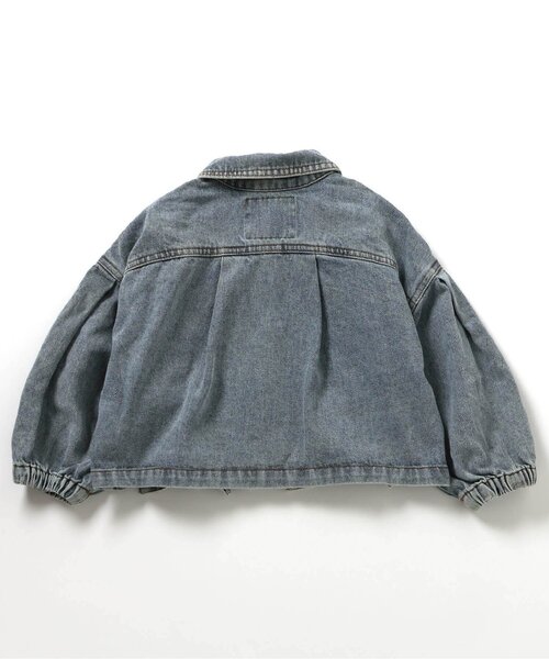 BREEZE（ブリーズ）の「【ジュニア対応】ハートポケットブルゾン（ブルゾン・キッズ・ブラウン/サックスブルー・80/90/100/110/120/130/140）」の9枚目の写真