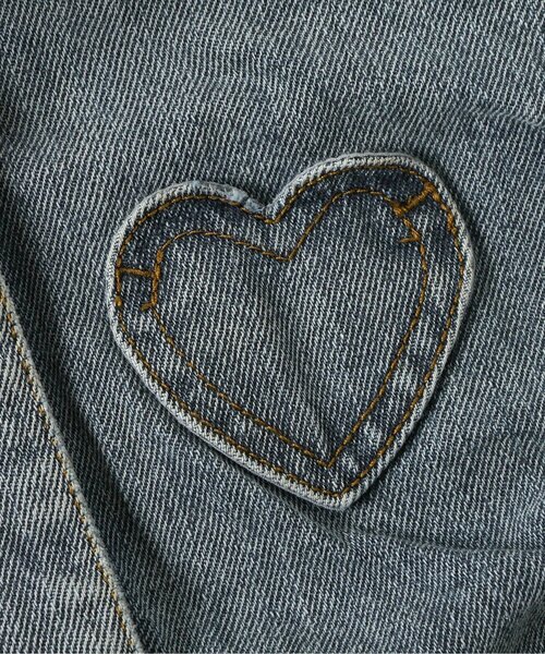 BREEZE（ブリーズ）の「【ジュニア対応】ハートポケットブルゾン（ブルゾン・キッズ・ブラウン/サックスブルー・80/90/100/110/120/130/140）」の6枚目の写真