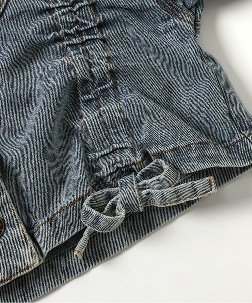 BREEZE（ブリーズ）の「【ジュニア対応】ハートポケットブルゾン（ブルゾン・キッズ・ブラウン/サックスブルー・80/90/100/110/120/130/140）」の3枚目の写真