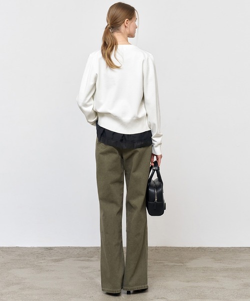 GENERAL IDEA（ジェネラルアイデア）の「GENERAL IDEA/ジェネラルアイディア pigment washing cotton denim pants デニムパンツ（デニムパンツ・レディース・カーキ/ベージュ/ピンク・M/L/S）」の20枚目の写真