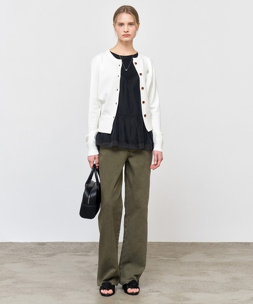 GENERAL IDEA（ジェネラルアイデア）の「GENERAL IDEA/ジェネラルアイディア pigment washing cotton denim pants デニムパンツ（デニムパンツ・レディース・カーキ/ベージュ/ピンク・M/L/S）」の18枚目の写真