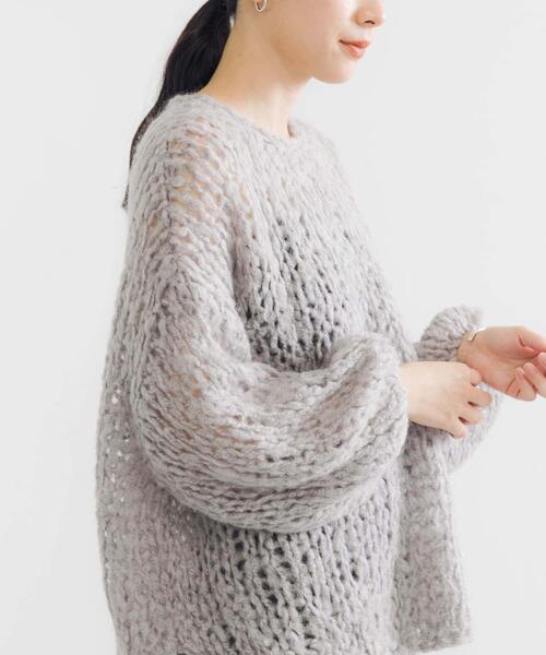 モヘヤルーズハンドニット（ニット/セーター）｜URBAN RESEARCH