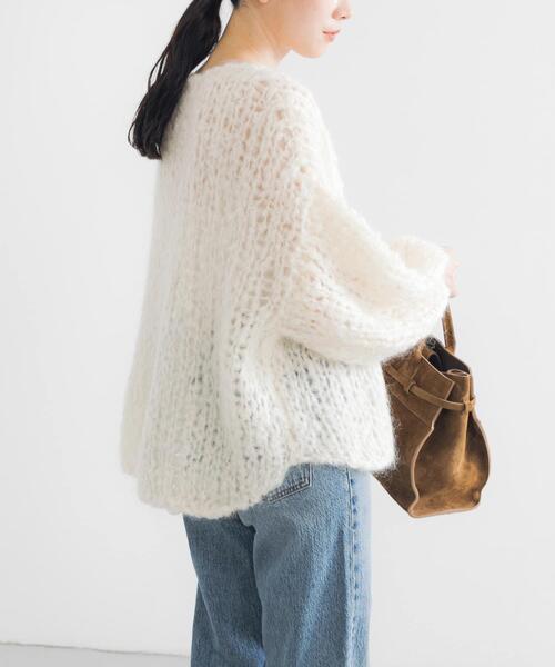 URBAN RESEARCH モヘヤルーズハンドニット モヘヤルーズハンドニット（ニット/セーター）｜URBAN RESEARCH