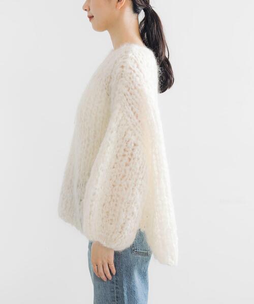 URBAN RESEARCH モヘヤルーズハンドニット モヘヤルーズハンドニット（ニット/セーター）｜URBAN RESEARCH