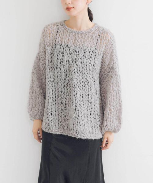 モヘヤルーズハンドニット（ニット/セーター）｜URBAN RESEARCH