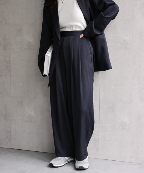 ap retro(アプレトロ)の「【SETUP対応】イージーコクーンパンツ(その他パンツ・レディース・ブラウン/チャコール/ベージュ/ネイビー/ブラック・MEDIUM/LARGE)」の5枚目の写真