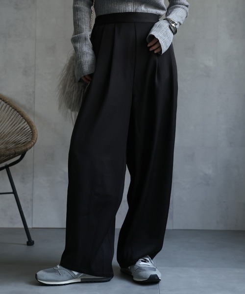 ap retro(アプレトロ)の「【SETUP対応】イージーコクーンパンツ(その他パンツ・レディース・ブラウン/チャコール/ベージュ/ネイビー/ブラック・MEDIUM/LARGE)」の2枚目の写真