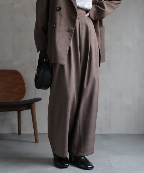 ap retro(アプレトロ)の「【SETUP対応】イージーコクーンパンツ(その他パンツ・レディース・ブラウン/チャコール/ベージュ/ネイビー/ブラック・MEDIUM/LARGE)」の7枚目の写真