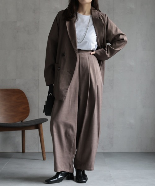 ap retro(アプレトロ)の「【SETUP対応】イージーコクーンパンツ(その他パンツ・レディース・ブラウン/チャコール/ベージュ/ネイビー/ブラック・MEDIUM/LARGE)」の11枚目の写真