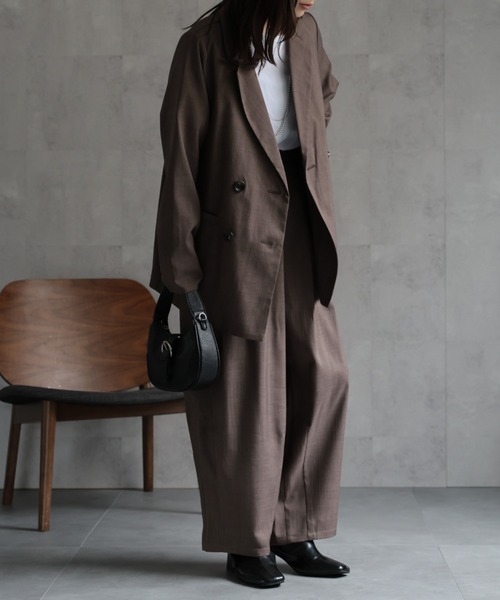 ap retro(アプレトロ)の「【SETUP対応】イージーコクーンパンツ(その他パンツ・レディース・ブラウン/チャコール/ベージュ/ネイビー/ブラック・MEDIUM/LARGE)」の15枚目の写真