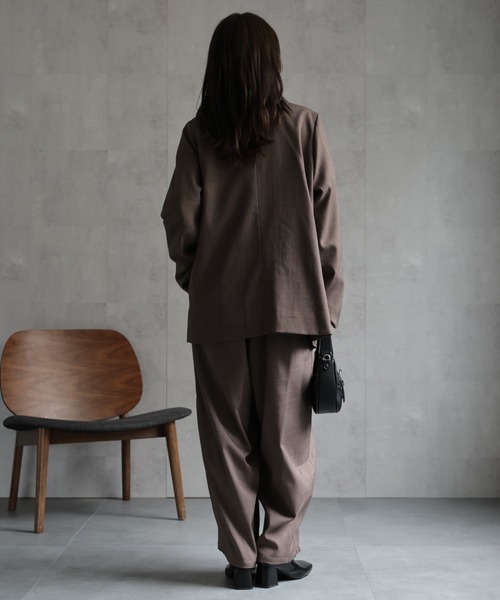 ap retro(アプレトロ)の「【SETUP対応】イージーコクーンパンツ(その他パンツ・レディース・ブラウン/チャコール/ベージュ/ネイビー/ブラック・MEDIUM/LARGE)」の16枚目の写真