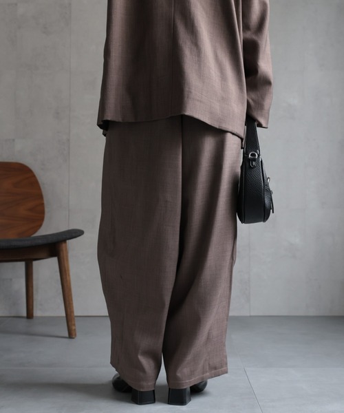 ap retro(アプレトロ)の「【SETUP対応】イージーコクーンパンツ(その他パンツ・レディース・ブラウン/チャコール/ベージュ/ネイビー/ブラック・MEDIUM/LARGE)」の10枚目の写真