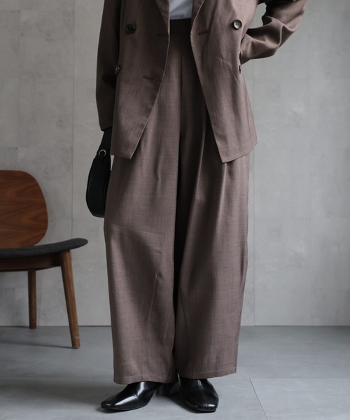 ap retro(アプレトロ)の「【SETUP対応】イージーコクーンパンツ(その他パンツ・レディース・ブラウン/チャコール/ベージュ/ネイビー/ブラック・MEDIUM/LARGE)」の6枚目の写真