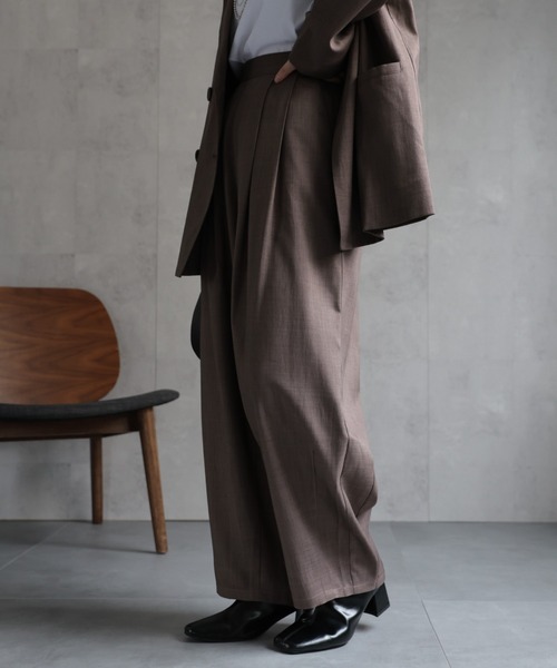 ap retro(アプレトロ)の「【SETUP対応】イージーコクーンパンツ(その他パンツ・レディース・ブラウン/チャコール/ベージュ/ネイビー/ブラック・MEDIUM/LARGE)」の9枚目の写真