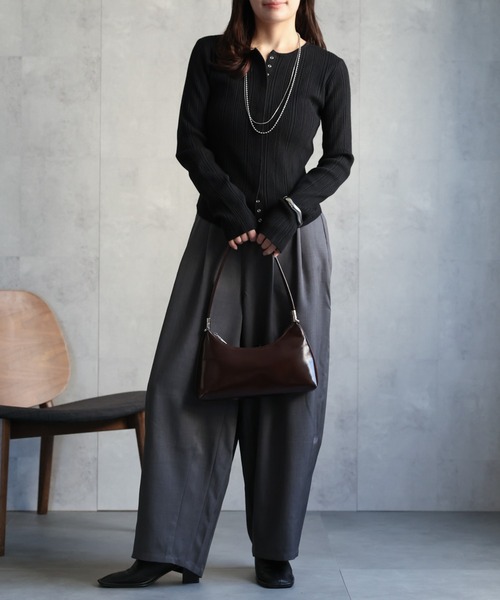 model：156cm 着用サイズ：MEDIUM