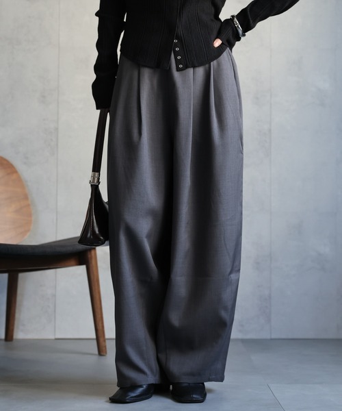 model：156cm 着用サイズ：MEDIUM