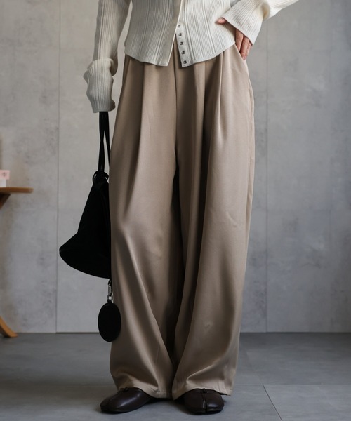 ap retro(アプレトロ)の「【SETUP対応】イージーコクーンパンツ(その他パンツ・レディース・ブラウン/チャコール/ベージュ/ネイビー/ブラック・MEDIUM/LARGE)」の20枚目の写真