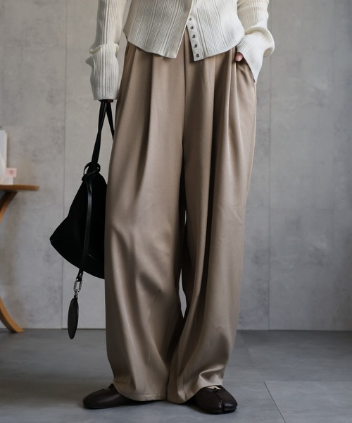 ap retro(アプレトロ)の「【SETUP対応】イージーコクーンパンツ(その他パンツ・レディース・ブラウン/チャコール/ベージュ/ネイビー/ブラック・MEDIUM/LARGE)」の18枚目の写真