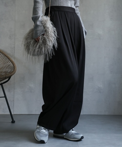model：156cm 着用サイズ：MEDIUM