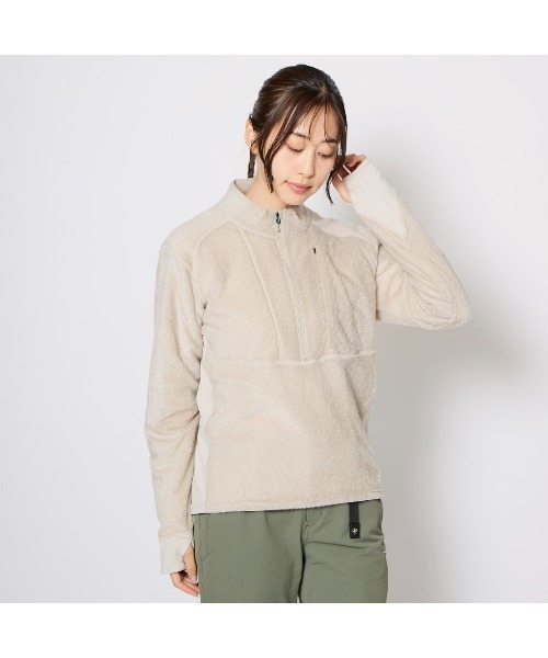 Foxfire(フォックスファイヤー)の「オクタライトハーフZIP(Tシャツ/カットソー・メンズ・ブラック/サンドグレー・WOMENS L/WOMENS M/XL/L/M)」の4枚目の写真