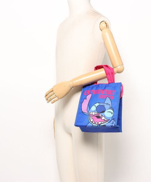 Disney（ディズニー）の「〈Disney/ディズニー〉スティッチ  STITCH  ランチバッグスクエア M（ランチョンマット/テーブルウェア・レディース・ブルー/ピンク・ONE SIZE）」の12枚目の写真
