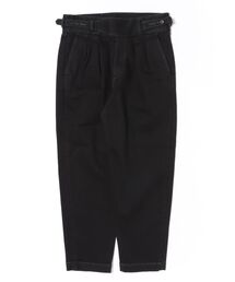 新品 ZUCCa ワイドイージーパンツ サラサプリントパンツ ズッカ ZUCCa / S ストレッチドライツイル / パンツ(S gray(24)): SALE