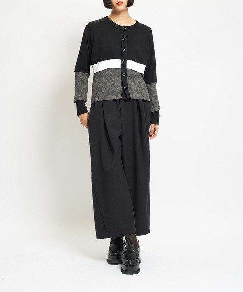 gomme（ゴム）の「ウォームPツイル　スパイラルパンツ（その他パンツ・レディース・ブラック/カーキ/パープル・MEDIUM）」の14枚目の写真