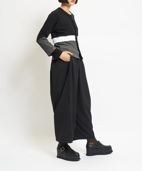 gomme（ゴム）の「ウォームPツイル　スパイラルパンツ（その他パンツ・レディース・ブラック/カーキ/パープル・MEDIUM）」の17枚目の写真