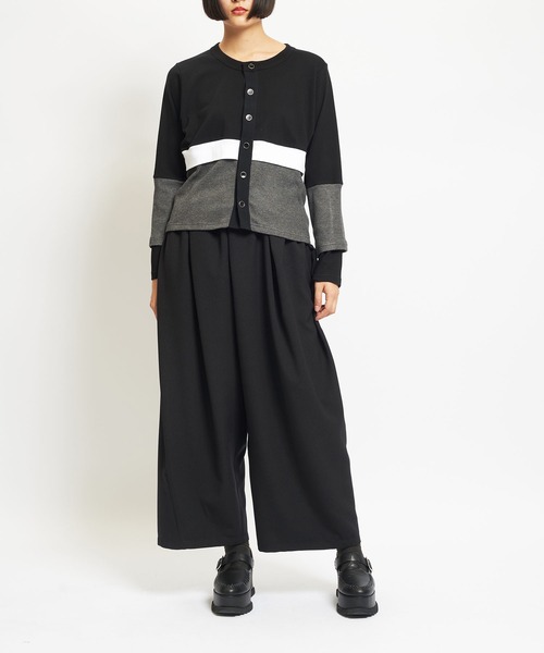 gomme（ゴム）の「ウォームPツイル　スパイラルパンツ（その他パンツ・レディース・ブラック/カーキ/パープル・MEDIUM）」の16枚目の写真