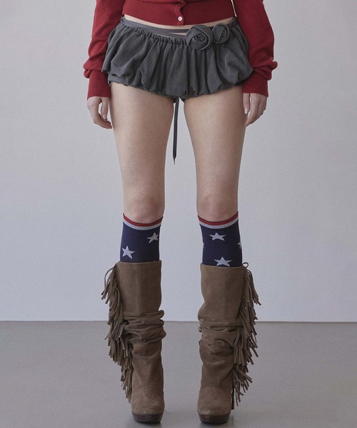 SCULPTOR Washed Rose Bloomer Skort