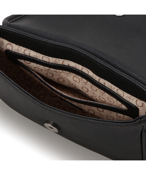Guess(ゲス)の「VIVIETTE Mini Crossbody Flap クロスボディ ショルダーバッグ(ショルダーバッグ・レディース・ブラック・ONE SIZE)」の8枚目の写真