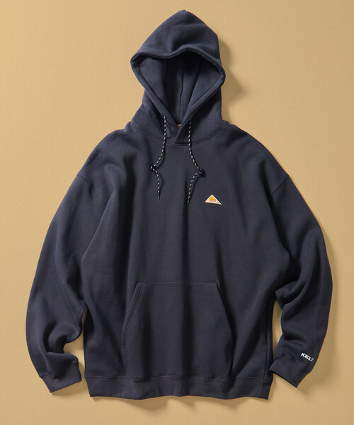 FREAK'S STORE(フリークスストア)の「限定展開 KELTY×FREAK'S STORE/ケルティ 別注 ワンポイント ヴィンテージロゴ プルオーバーパーカー/フーディー(パーカー・メンズ・ブラック/アッシュグレー/グリーン/チャコールグレー/ネイビー/グレイッシュベージュ/オフホワイト・LARGE/MEDIUM/X-LARGE/SMALL)」の4枚目の写真