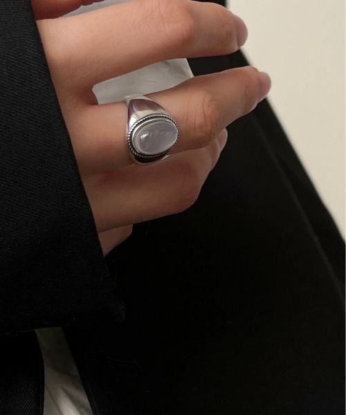 tone(トーン)の「【Re:one】White Stone Ring(MA)(リング・レディース・シルバー・FREE)」の3枚目の写真