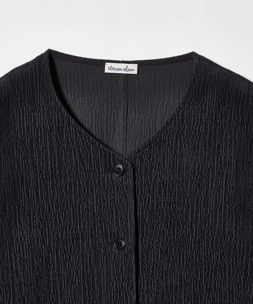 Steven Alan(スティーブンアラン)の「<Steven Alan>ランダム コーデュロイ ベスト(ベスト・レディース・ナチュラル/ブラック・M/S)」の13枚目の写真