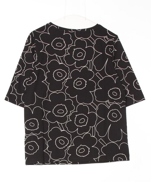marimekko（マリメッコ）の「Kollaasi Piirto Unikko / shirt（Tシャツ/カットソー・レディース・ブラック・LARGE/MEDIUM/SMALL/X-SMALL）」の10枚目の写真