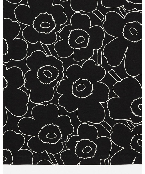 marimekko（マリメッコ）の「Kollaasi Piirto Unikko / shirt（Tシャツ/カットソー・レディース・ブラック・LARGE/MEDIUM/SMALL/X-SMALL）」の9枚目の写真