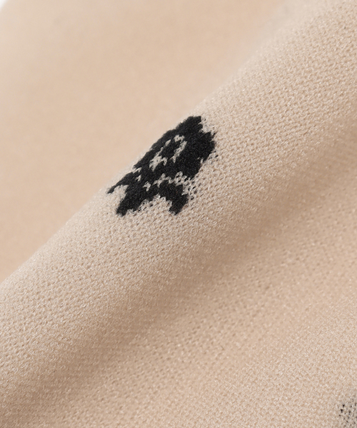 IENA（イエナ）の「babaco/ババコ Flower Socks 靴下 BA02-BN51（ソックス/靴下・レディース・ベージュ/アイボリー・FREE）」の5枚目の写真