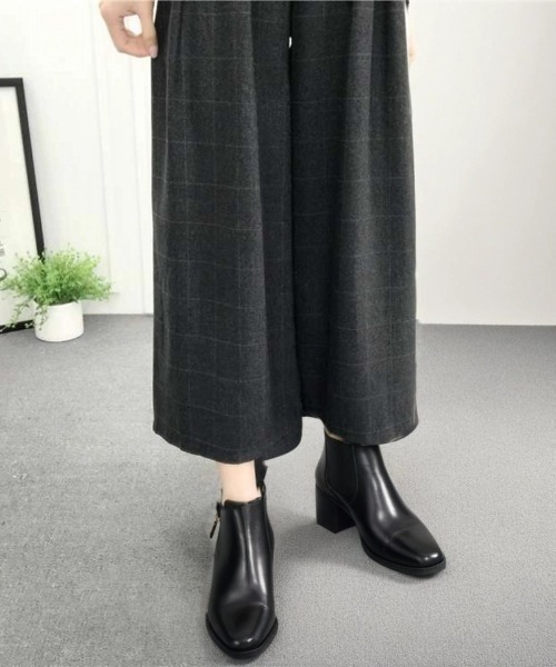 cammie(キャミー)の「タック入りワイドパンツ(その他パンツ・レディース・ダークグレー/ブラック・L/M)」の10枚目の写真