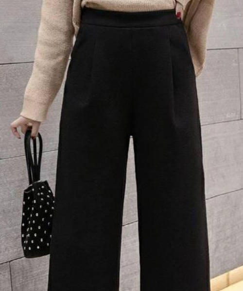 cammie(キャミー)の「タック入りワイドパンツ(その他パンツ・レディース・ダークグレー/ブラック・L/M)」の6枚目の写真