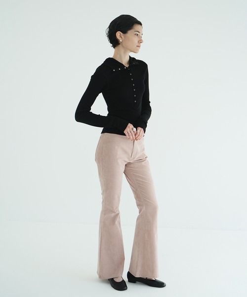 トップス CLANE WOOL RIB HOODED TIGHT TOPS WOOL RIB HOODED TIGHT TOPS｜TOPS(トップス)｜CLANE OFFICIAL