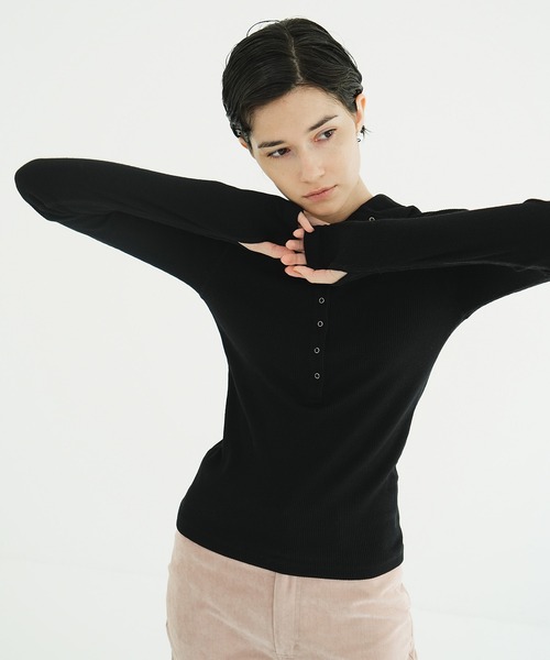 クラネ Wool Rib Hooded Tight Tops 1サイズ WOOL RIB HOODED TIGHT TOPS｜TOPS(トップス)｜CLANE OFFICIAL