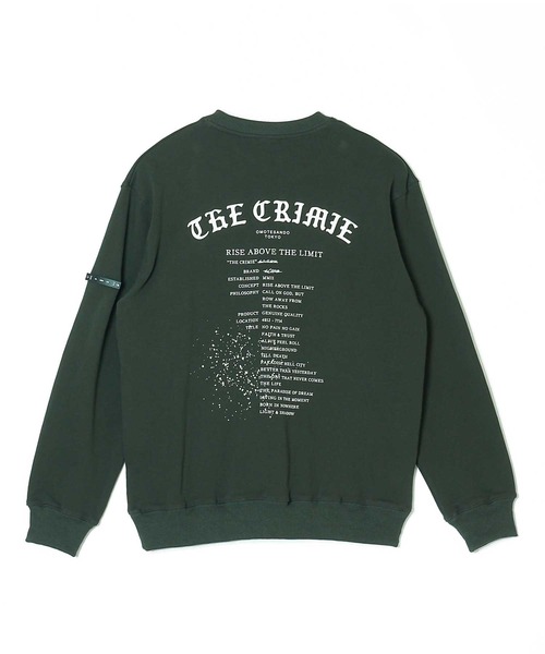 CRIMIE（クライミー）の「THE CRIMIE 2025 TOUR CREW NECK SWEAT（スウェット・メンズ・ブラック/ダークグリーン/ネイビー・M/L/XL/XXL）」の2枚目の写真