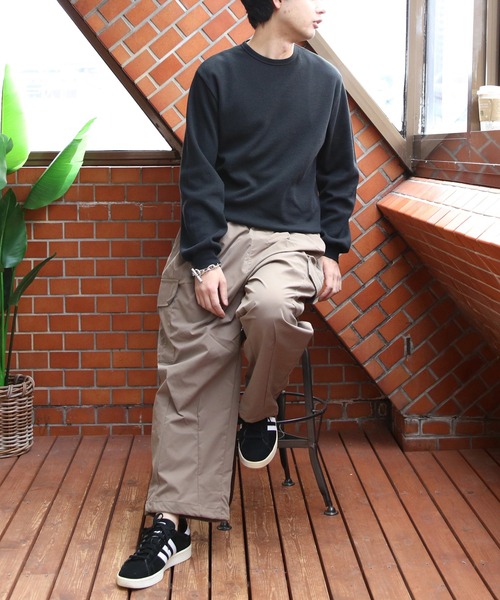 8(eight)(エイト)の「ポリ撥水バルーンカーゴパンツ(カーゴパンツ・メンズ・カーキ/ライトベージュ/ブラック/モカ・X-LARGE/MEDIUM/LARGE)」の12枚目の写真