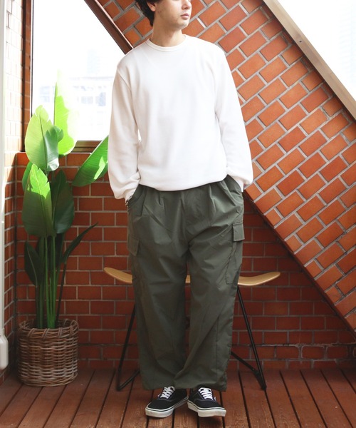 8(eight)(エイト)の「ポリ撥水バルーンカーゴパンツ(カーゴパンツ・メンズ・カーキ/ライトベージュ/ブラック/モカ・X-LARGE/MEDIUM/LARGE)」の8枚目の写真