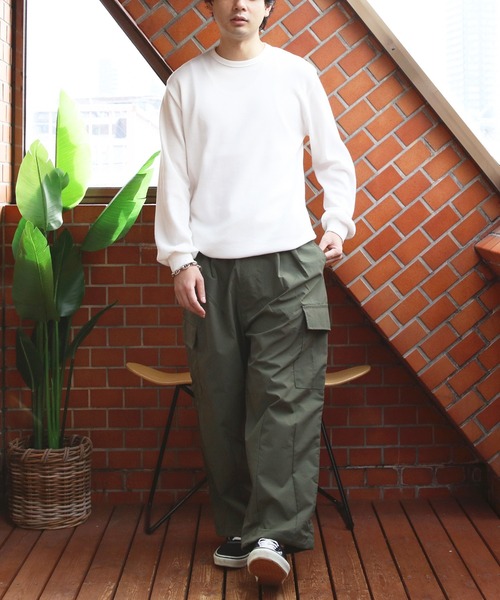 8(eight)(エイト)の「ポリ撥水バルーンカーゴパンツ(カーゴパンツ・メンズ・カーキ/ライトベージュ/ブラック/モカ・X-LARGE/MEDIUM/LARGE)」の9枚目の写真