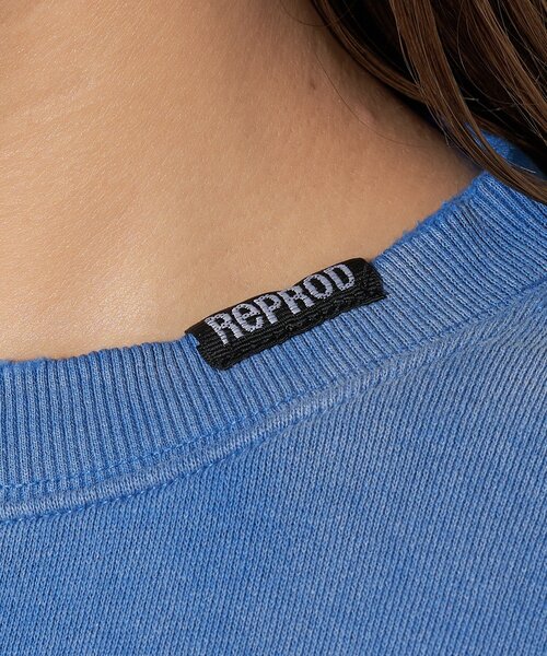 RePRODUCTION LABEL(リプロダクションレーベル)の「【RePRODUCTION LABEL / リプロダクションレーベル】ベーシックフェードスウェット(Tシャツ/カットソー・レディース・ブラック/バーガンディー/ブルー・FREE)」の5枚目の写真
